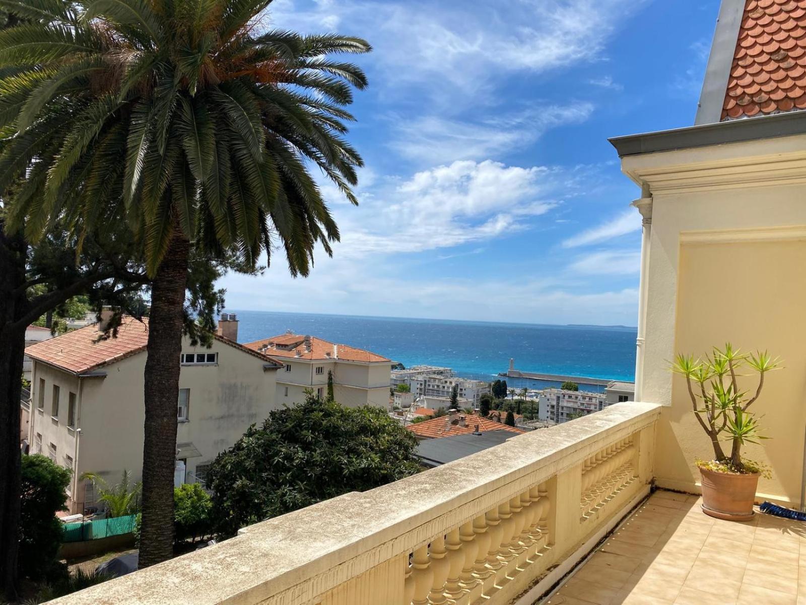 Palmeraie - Magnifique Appartement D'Epoque Avec Vue Mer 4 Personnes Avec Terrasse Le Port Νίκαια Εξωτερικό φωτογραφία
