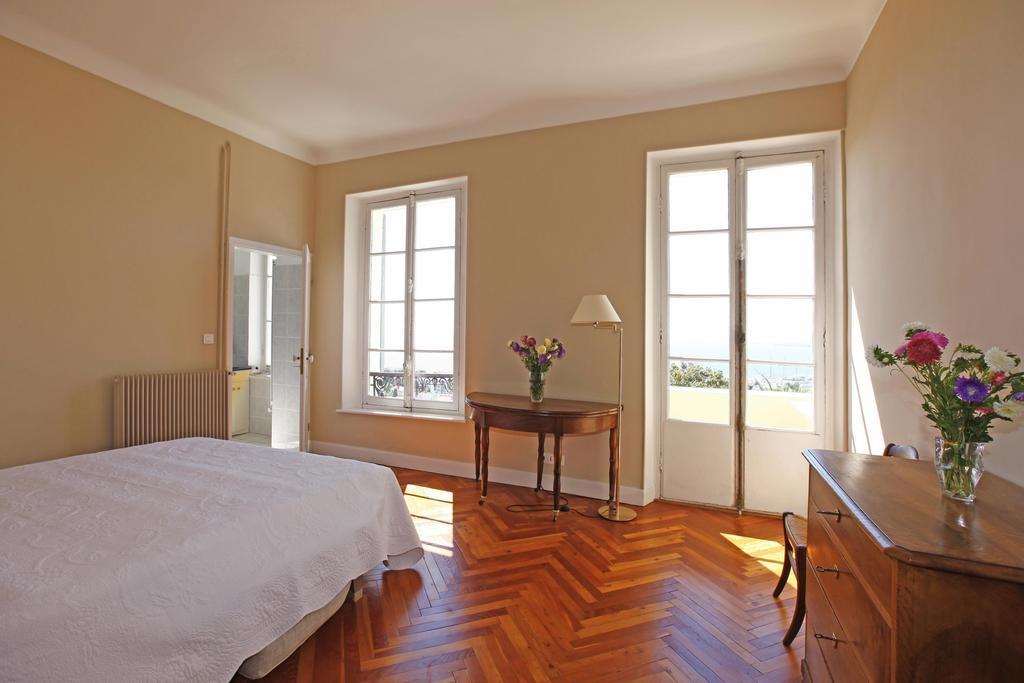Palmeraie - Magnifique Appartement D'Epoque Avec Vue Mer 4 Personnes Avec Terrasse Le Port Νίκαια Δωμάτιο φωτογραφία